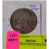 Image 1 : 1923 SILVER US PEACE DOLLAR