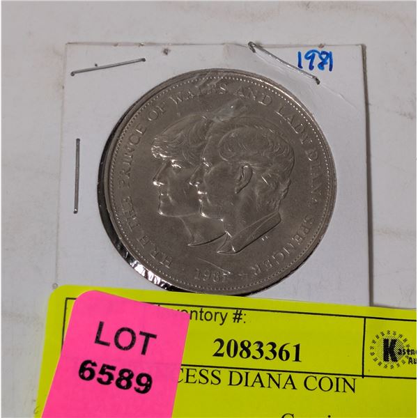 1981 PRINCESS DIANA COIN