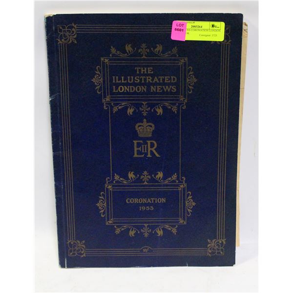 1953 QUEENS CORONATION LONDON NEWS BOOK