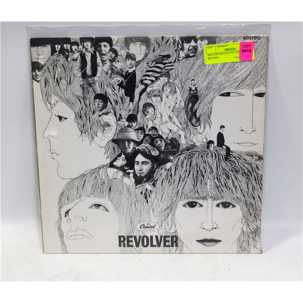 BEATLES REVOLVER 33RPM LP RECORD