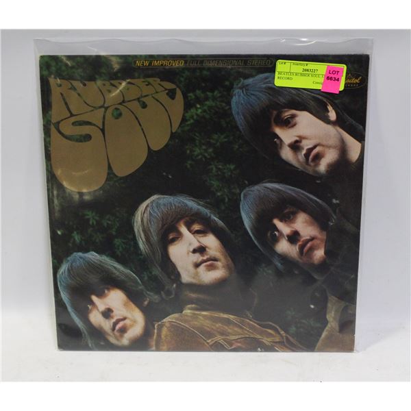BEATLES RUBBER SOUL 33RPM LP RECORD