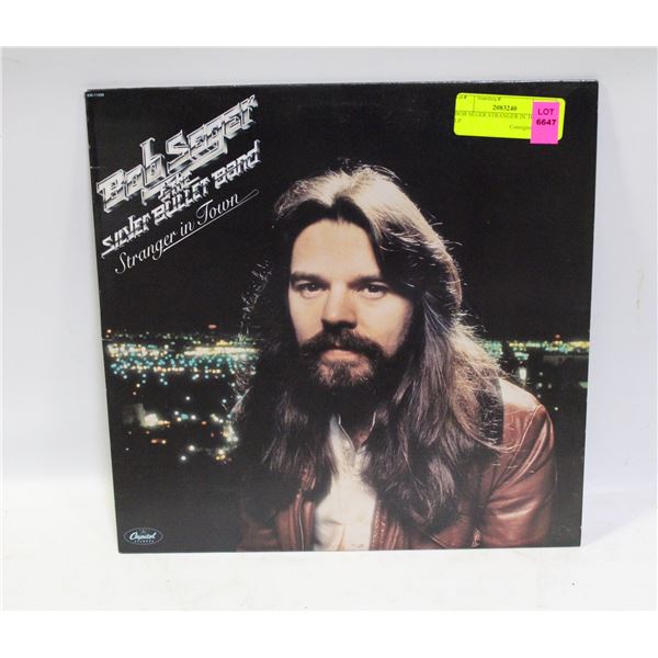 BOB SEGER STRANGER IN TOWN 33 LP