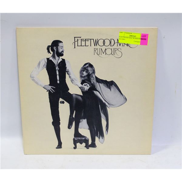 FLEETWOOD MAC RUMOURS LP RECORD