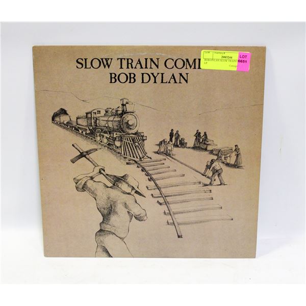 BOB DYLAN SLOW TRAIN COMING LP