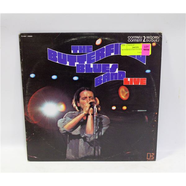 BUTTERFIELD BLUES BAND LIVE LP