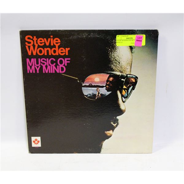 STEVIE WONDER MUSIC OF MY MIND LP