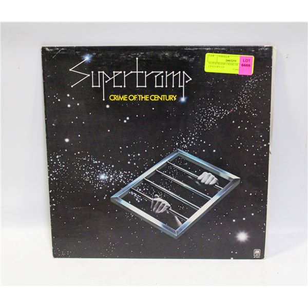 SUPERTRAMP CRIME OF THE CENTURY LP