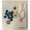 Image 1 : LOT OF TOKENS, NECKLACE & PENDANT