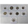 Image 1 : LOT OF 9 EUROPEAN SILVER COINS 1876-1944