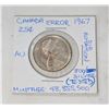 Image 1 : 1967 CANADA 50 CENT SILVER COIN DIE ROTATION