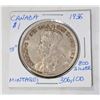 Image 1 : 1936 CANADA $1 SILVER COIN 800 SILVER