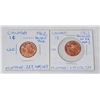 Image 1 : 1962 AND 1963 CANADA ONE CENT COINS W/ DOUBLING