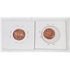 Image 2 : 1962 AND 1963 CANADA ONE CENT COINS W/ DOUBLING