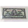 Image 1 : 1937 CANADA $1 BANKNOTE. SCARCE OSBORNE EA5168080