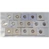 Image 2 : LOT OF 16 CANADA 10 CENT SILVER COINS