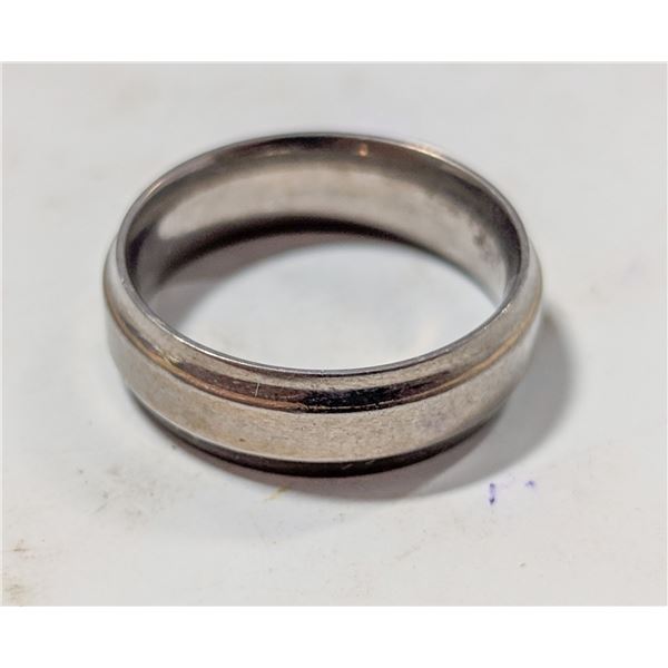TITANIUM RING UNISEX SIZE 10