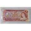 Image 1 : 1974 CANADA $2 BANKNOTE INK SMEAR ERROR