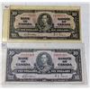 Image 1 : PAIR 1937 CANADA $10 BANKNOTES GORDON