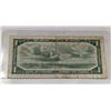 Image 2 : 1954 CANADA $1 BANKNOTE TWO DIGIT RADAR