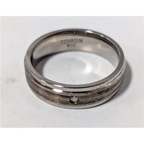 TITANIUM RING UNISEX SIZE 12.5
