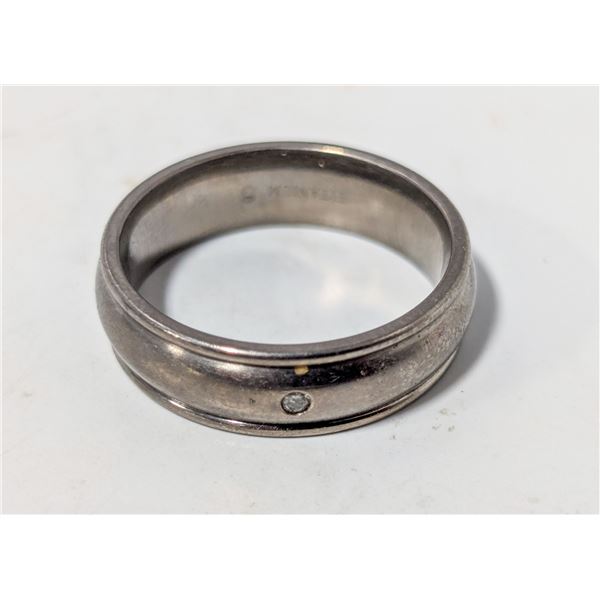 TITANIUM RING UNISEX SIZE 12