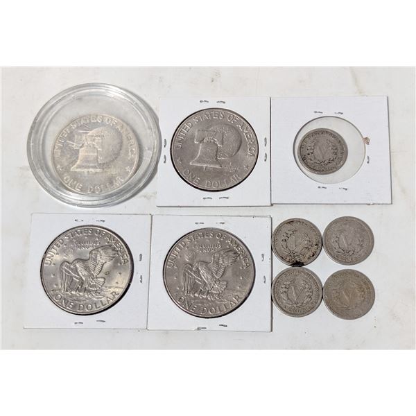 LOT OF 9 USA COLLECTIBLE COINS