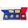 Image 1 : LOT OF 4 CANADA $1 COINS IN PRESENTATION CASES