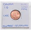 Image 1 : 2006 CANADA 1 CENT COIN. LOGO. MAGNETIC.