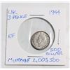 1944 UK 3 PENCE SILVER COIN