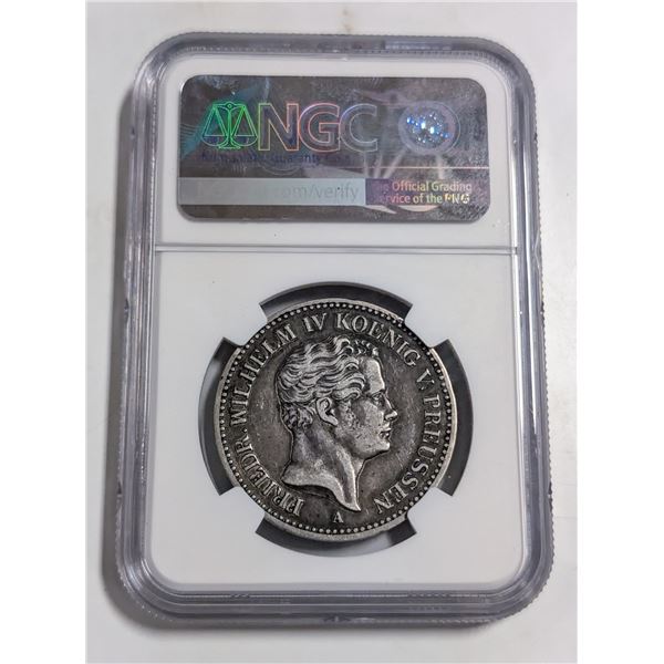 1841A GERMAN STATES PRUSSIA SILVER TALER