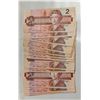 Image 1 : LOT OF 16 1986 CANADA $2 BANKNOTES
