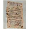 Image 2 : LOT OF 16 1986 CANADA $2 BANKNOTES