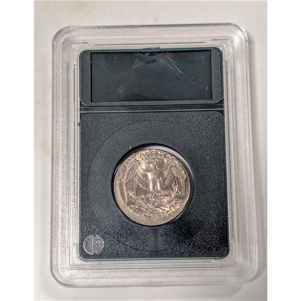 USA WASHINGTON 25 CENT COIN OFF CENTER ERROR