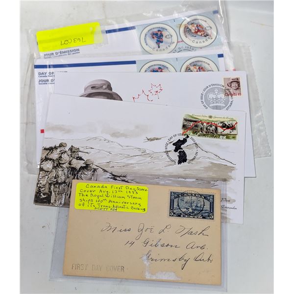 LOT OF CANADA FIRST DAY COVERS