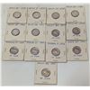 Image 1 : LOT OF 13 JAPAN SILVER COINS 1875-1917