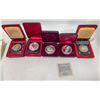 Image 1 : LOT OF 5 CANADA $1 SILVER COINS 500 SILVER