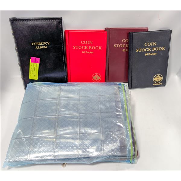 LARGE LOT OF NUMISMATIC COLLECTING SUPPLIES