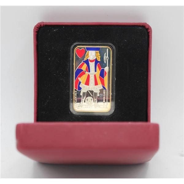 2008 CANADA JACK OF HEARTS SILVER COIN