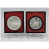 Image 1 : PAIR OF 1976 MONTREAL OLYMPICS SILVER COINS