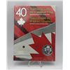 Image 1 : 2005 CANADA 40 TH ANNIV OF FLAG WITH CD. SILVER.