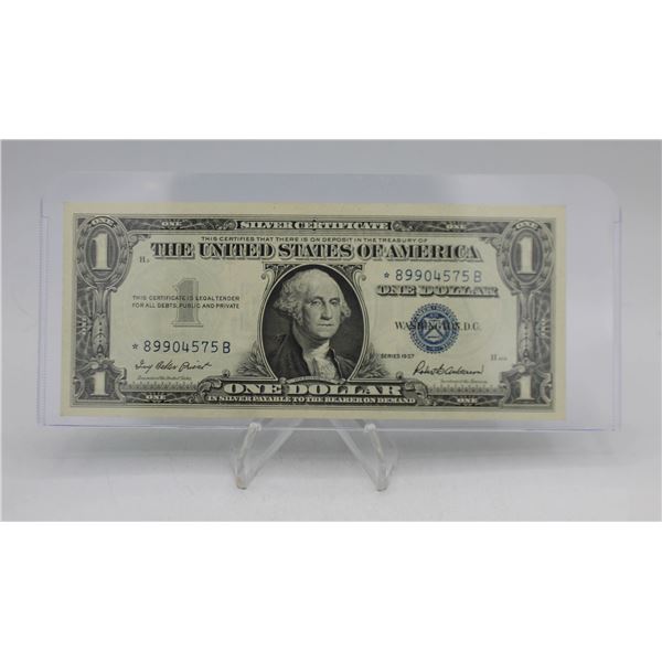 1957 USA $1 SILVER CERTIFICATE. REPLACEMENT.