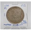 1921 USA MORGAN SILVER DOLLAR 900 SILVER
