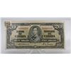 Image 1 : 1937 CANADA $20 BANKNOTE. SCARCE OSBORNE