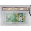 Image 1 : 2012 CANADA $20 BANKNOTE. CERTIFIED. SPECIAL