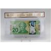 Image 2 : 2012 CANADA $20 BANKNOTE. CERTIFIED. LOW