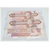 Image 1 : TRIO OF CANADA $2 BANKNOTES. UNCIRCULATED