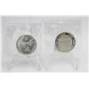 Image 1 : PAIR TURKEY 1500 LIRA SILVER COINS. UNC. SCARCE.