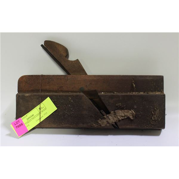 1800S VICTORIAN MOULDING WOOD PLANE TOOL