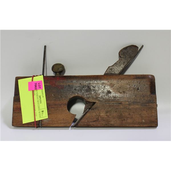 1800S VICTORIAN MOULDING WOOD PLANE TOOL