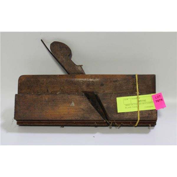 1800S VICTORIAN MOULDING WOOD PLANE TOOL